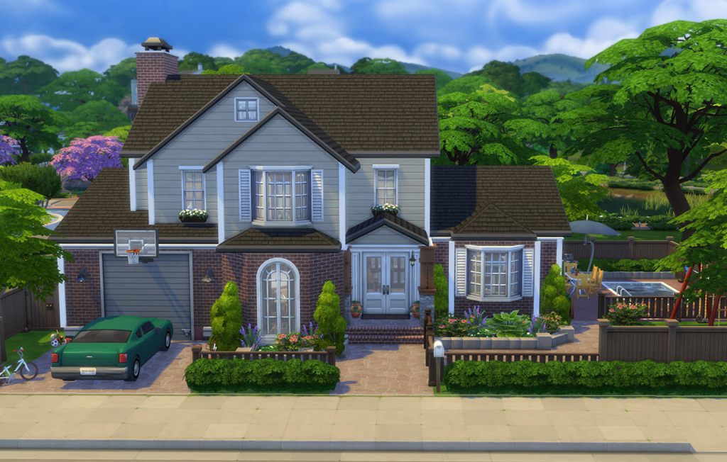 Sims 4 90s Suburban Family Home