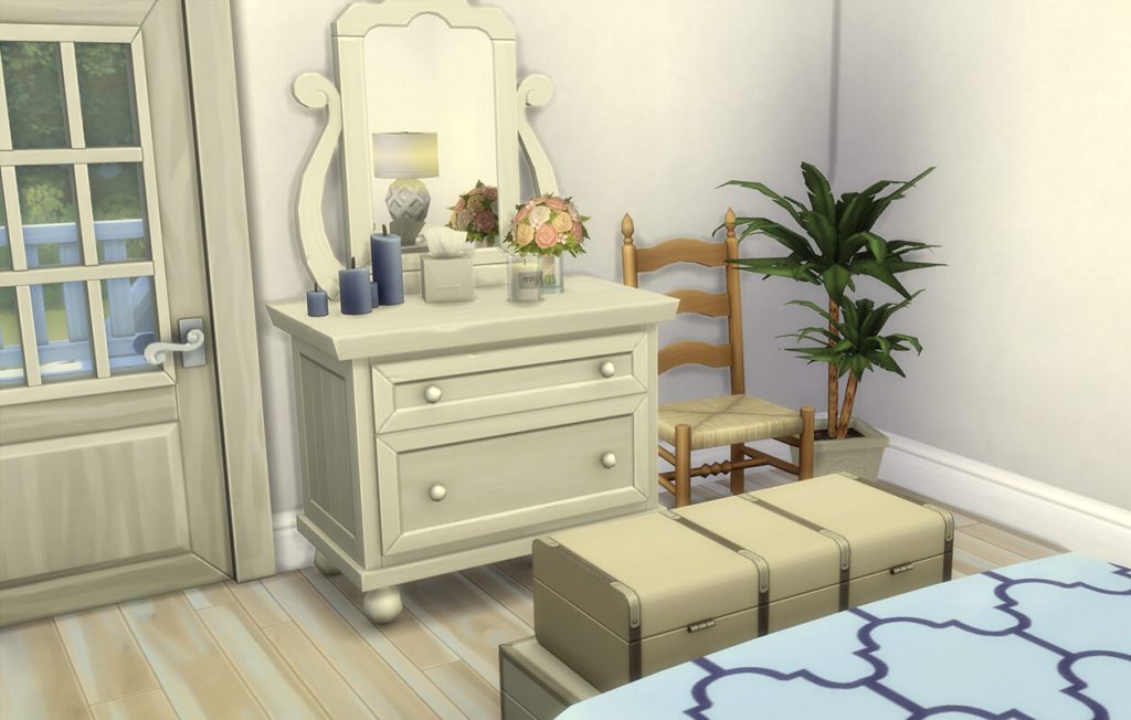 Sims 4 coastal classic bedroom