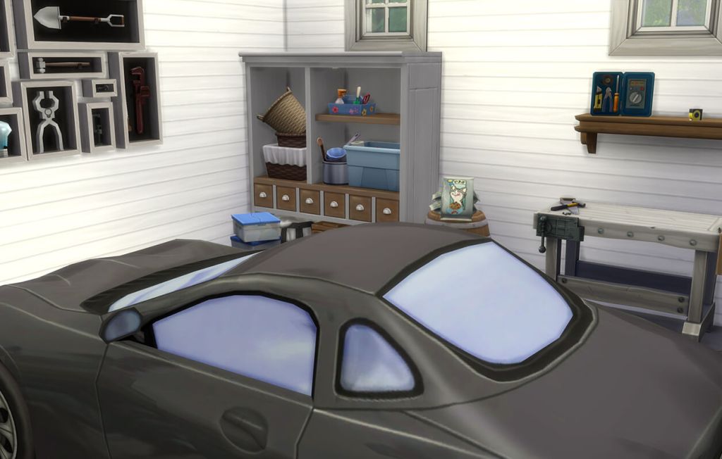 Sims 4 garage.