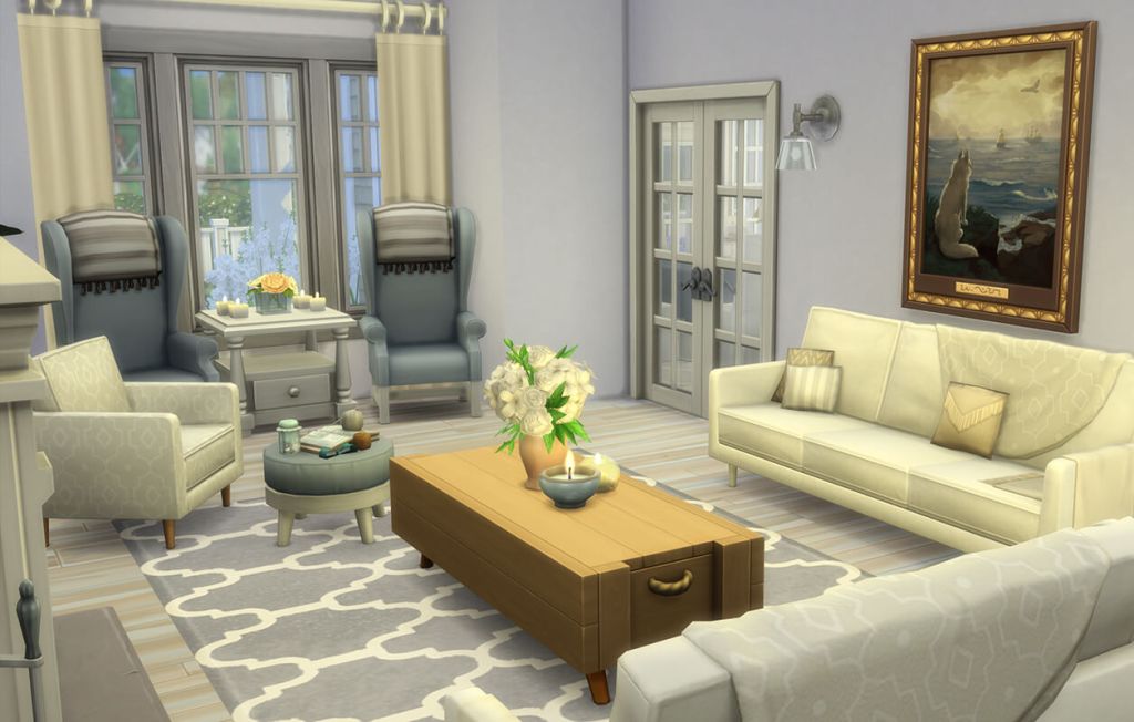 Sims 4 living room.